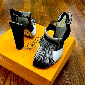 Authentic Tod’s Open-toe High Heel Sz41.5